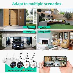 Wireless Home Security Camera System WiFi 1080P IP Cameras Two-way audio Outdoor
