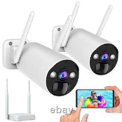 Wireless Home Security Camera System WiFi 1080P IP Cameras Two-way audio Outdoor