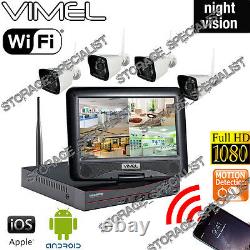 Wireless IP Security Cameras System Farm Home Motion Activation Night Vision