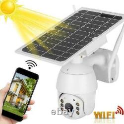 Wireless Security Camera 1080P WIFI Solar Powered Waterproof 32G Memory Card