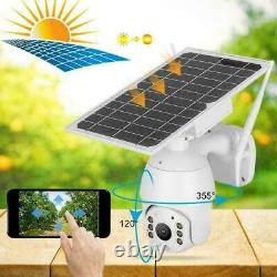 Wireless Security Camera 1080P WIFI Solar Powered Waterproof 32G Memory Card