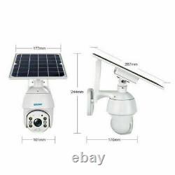 Wireless Security Camera 1080P WIFI Solar Powered Waterproof 32G Memory Card