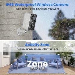 Wireless Security Camera For Home Outdoor Security Battery Powered 4MP HD 2.4Ghz