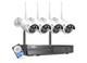 Wireless Security Camera System, Expandable 16ch 4k 4 Camera Night Vision