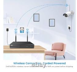Wireless Security Camera System, Expandable 16CH 4K 4 Camera Night Vision