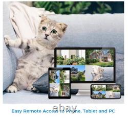Wireless Security Camera System, Expandable 16CH 4K 4 Camera Night Vision
