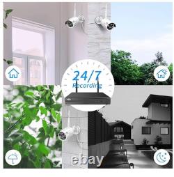 Wireless Security Camera System, Expandable 16CH 4K 4 Camera Night Vision