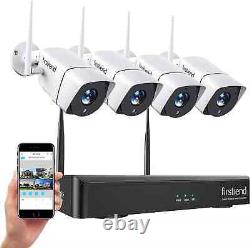 Wireless Security Camera System, Firstrend 8CH 1080P Wireless NVR System
