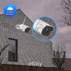 Wireless Security Camera System Outdoor 8CH 1080P WiFi NVR kit Home Surveillance