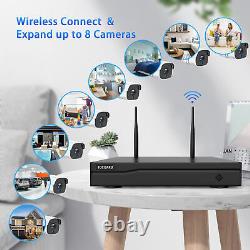 Wireless Security Camera System Outdoor 8CH 1080P WiFi NVR kit Home Surveillance