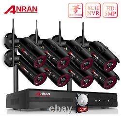 Wireless Security Camera System Outdoor WIFI CCTV Home Night Vision 2TB 8CH NVR
