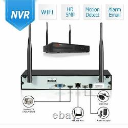 Wireless Security Camera System Outdoor WIFI CCTV Home Night Vision 2TB 8CH NVR