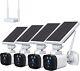 Wireless Security Camera System With Solar Powered Outdoor For Home