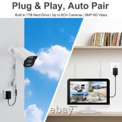 Wireless Security IP Camera System Outdoor Home Monitor WIFI CCTV Night Vision