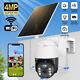 Wireless Solar Battery Powered Wifi Outdoor Pan/tilt Home Security Camera System