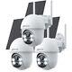 Wireless Solar Battery Security Camera Outdoor Wifi Home 360° View Night Vision