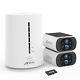 Wireless Solar Battery Security Camera System Outdoor 4mp Home Motion Detection