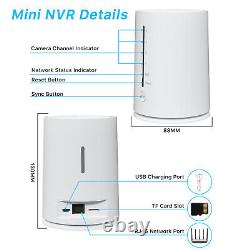 Wireless Solar Battery Security Camera System Outdoor 4MP Home Motion Detection
