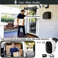 Wireless WiFi Security Camera for Outdoor/Home Battery Powered, 1080P