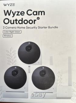 Wyze Cam Outdoor V2. 3 Camera Home Security Starter Bundle