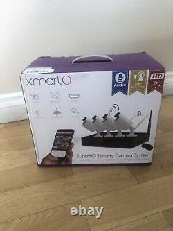 XMARTO OUTDOOR WIRELESS Home Business SECURITY 4-CAMERA SYSTEM HD Wireless View