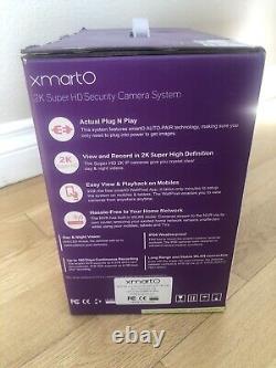 XMARTO OUTDOOR WIRELESS Home Business SECURITY 4-CAMERA SYSTEM HD Wireless View