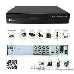 XVIM 1080P 8CH Security Cameras System Home Surveillance H. 265 DVR CCTV IR Night