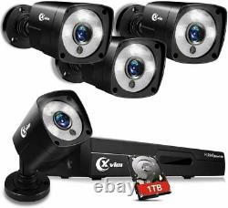 XVIM 1080P HDMI DVR Home Outdoor Security Camera System Night Vision CCTV Wired