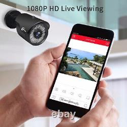 XVIM 1080P HD Outdoor Home Security Camera System 8CH DVR CCTV IR Night Vision