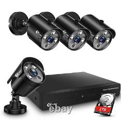 XVIM 1080P Home Security System Outdoor CCTV Camera System Waterproof Alert