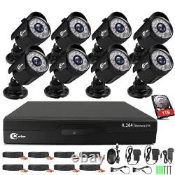 XVIM 1080P Outdoor Home Security Camera System Night Vision CCTV 4CH 8CH DVR