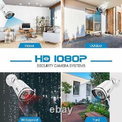 XVIM 1080P Outdoor Home night day Security Camera System 1TB DVR Night Vision