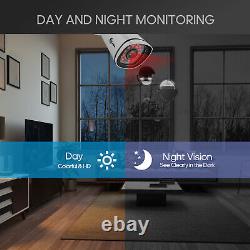 XVIM 1080P Outdoor Home night day Security Camera System 1TB DVR Night Vision