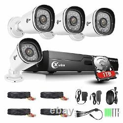 XVIM 1080P Security Camera System 8CH 5MP Lite DVR Outdoor Home Security System