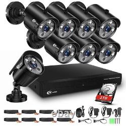 XVIM 1080P Surveillance Security Camera System Night Vision Home Security CCTV
