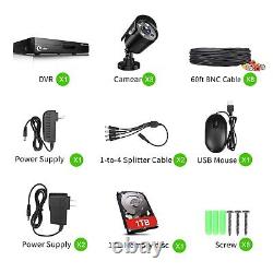 XVIM 1080P Surveillance Security Camera System Night Vision Home Security CCTV