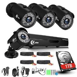 XVIM 4/8Ch 1080P Night Vision CCTV Security Camera System Home Outdoor HDMI DVR