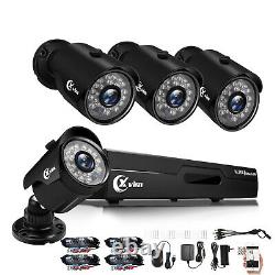XVIM 5in1 4CH 1080P DVR 1920TVI IR Night Vision Home Security Camera System US