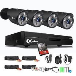 XVIM 8CH 1080P Security Camera System Home Security DVR 1TB Hard Drive IR Night