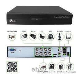 XVIM 8CH 1080P Security Camera System Home Security DVR 1TB Hard Drive IR Night