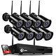 Xvim Wireless Security Camera System Outdoor Home 8ch 1tb Hard Drive Nvr Wifi Hd