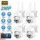 Ycc365plus 4k Wireless Security Camera System Outdoor Home Wifi Night Vision Cam