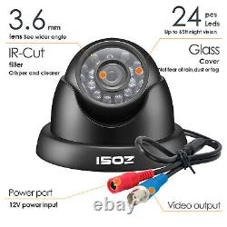 ZOSI 1080p Night Vision 8CH DVR IR CCTV Outdoor Home Security Camera Wire System