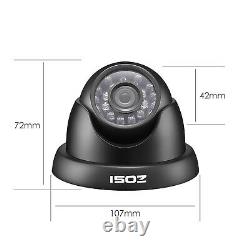 ZOSI 1080p Night Vision 8CH DVR IR CCTV Outdoor Home Security Camera Wire System