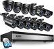 Zosi 16ch 1080p Home Security Camera System 12 Cameras With 2tb Hdd Night Vision