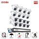 Zosi 16ch 1080p Outdoor Home Cctv Security Camera System 5mp H. 265+dvr 2tb Hdd