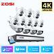 Zosi 16ch H. 265+ 4k Poe Nvr 8mp Security Ip Camera System 4tb Hdd Indoor/outdoor