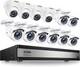 Zosi 16 Channel Lite Dvr 1080p Security Home Camera System Cctv Outdoor 90° View