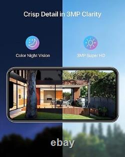 ZOSI 2K 8CH Spotlight Wireless Security Home Camera System with Two-Way Audio