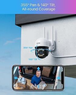 ZOSI 2K 8CH Spotlight Wireless Security Home Camera System with Two-Way Audio